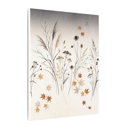 Dawn Dried Flowers Canvas Art - Japandi Kanso