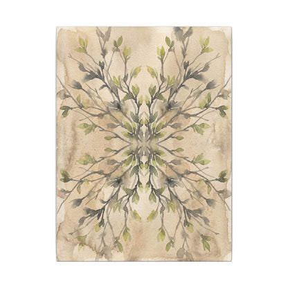 Shibui Shadow Play Canvas Art - Japandi Watercolor