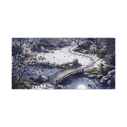 Torii Gate Enso Canvas Art | Contemplative Zen Art