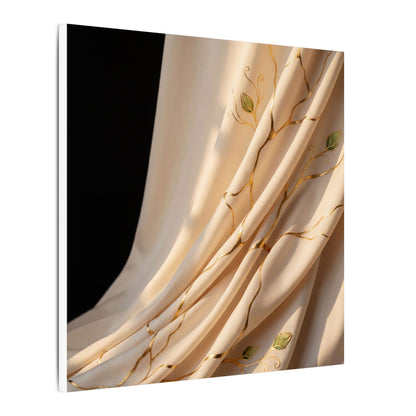 Golden Hour Silk Drape Canvas Art - Kintsugi Fukinsei