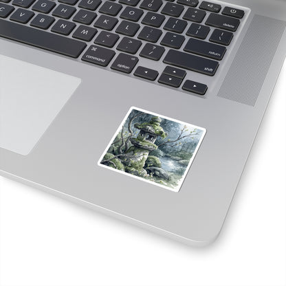 Neutral Stone Lantern Sticker - Watercolor Japandi