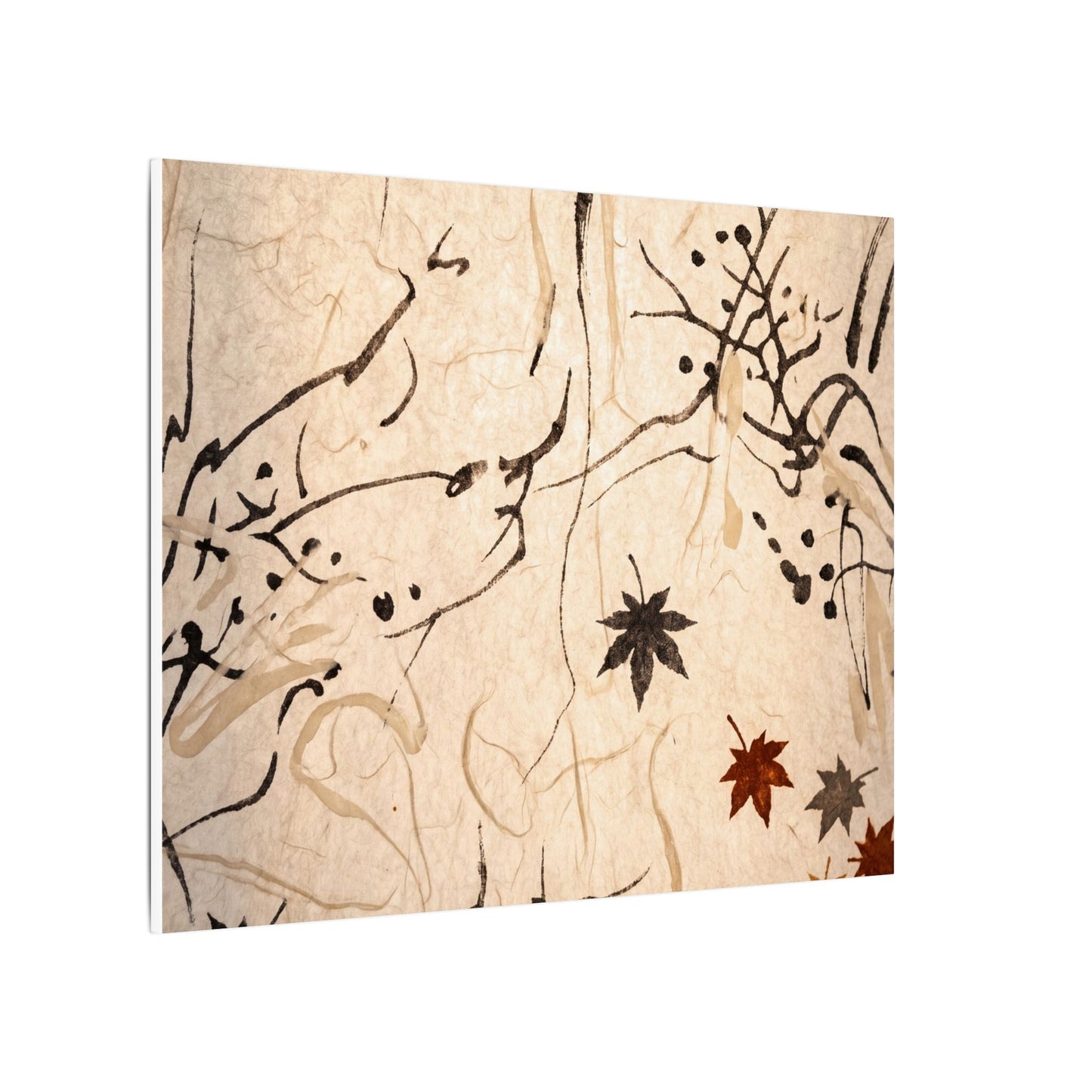 Golden Hour Shoji Screen Canvas Art - Japandi Fukinsei