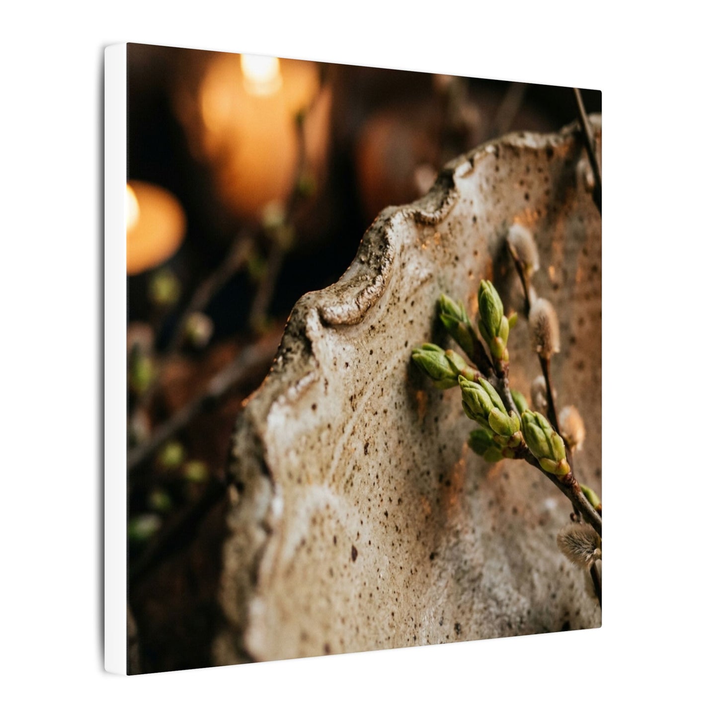 Overcast Ceramic Bowl Canvas Art - Japandi Ma