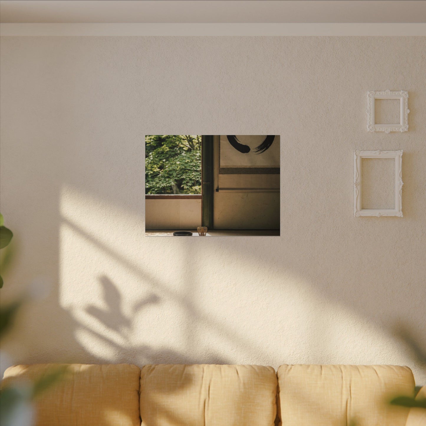 Tea Ceremony Enso Canvas Art | Serene Zen Art