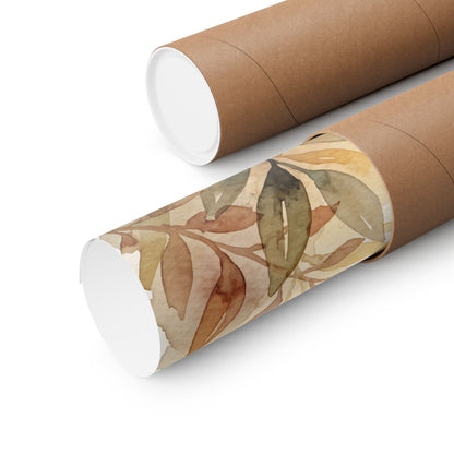 Summer Paper Fold Watercolor Wall Art Print | Cozy Decor