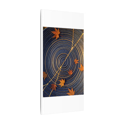 Water Ripple Gold Repair Canvas Art | Healing Kintsugi Art