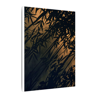 Sophisticated Shadow Play Canvas Art - Shadow Zen Dark Japandi