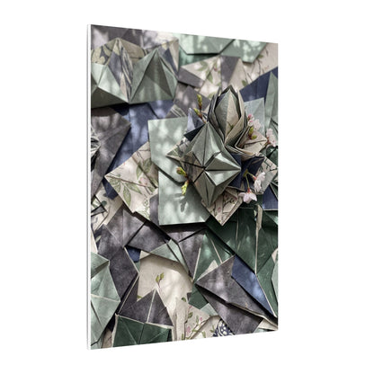 Shibui Paper Fold Canvas Art - Japandi Japanese Pattern