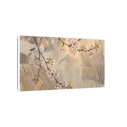 Summer Cherry Blossom Texture Canvas Art | Neutral Decor