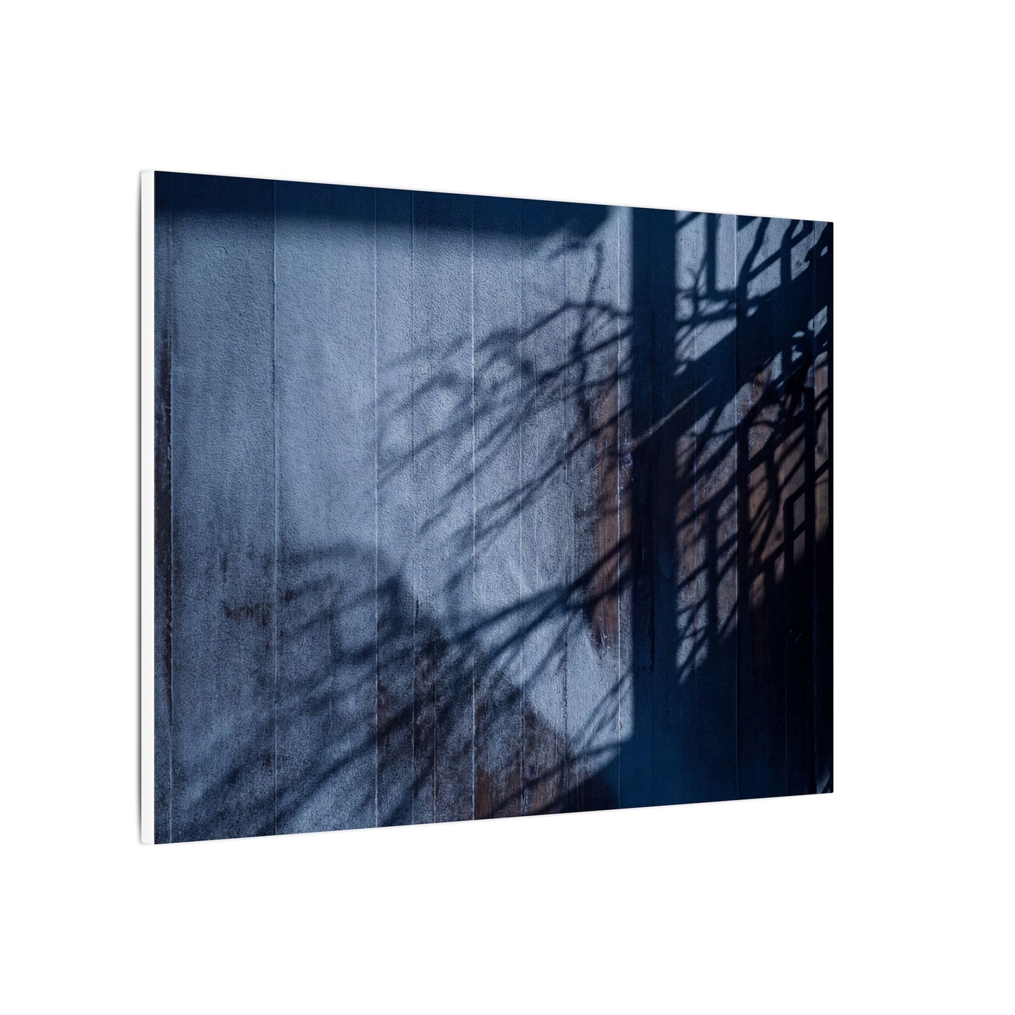 Shadow Play Moody Minimal Canvas Art | Moody Dark Japandi Art