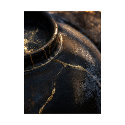 Winter Rust Patina Broken Beauty Wall Art Print | Artful Decor