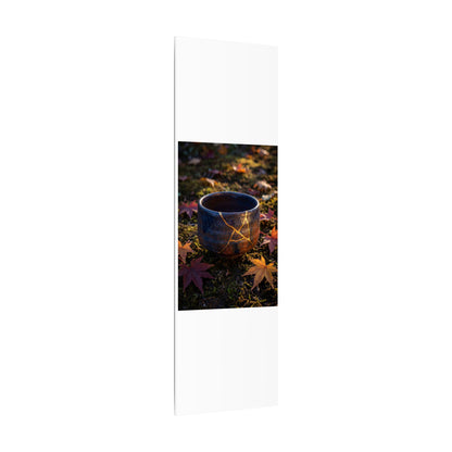 Kanso Moonlit Garden Canvas Art - Kintsugi Gold Repair