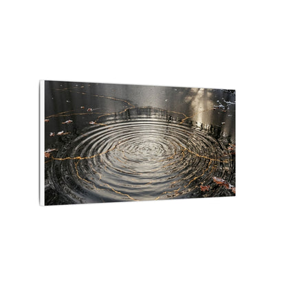 Water Ripple Broken Beauty Canvas Art | Artful Kintsugi Art