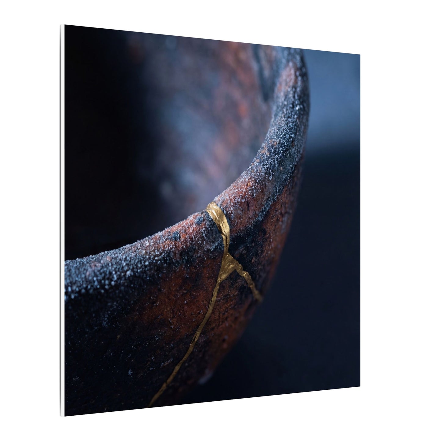 Artful Ceramic Bowl Canvas Art - Broken Beauty Kintsugi