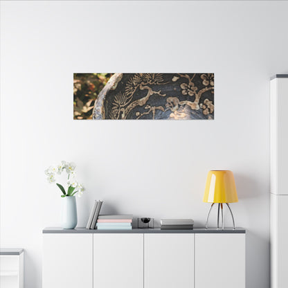 Ceramic Bowl Canvas Art | Summer Japandi Japanese Pattern Art