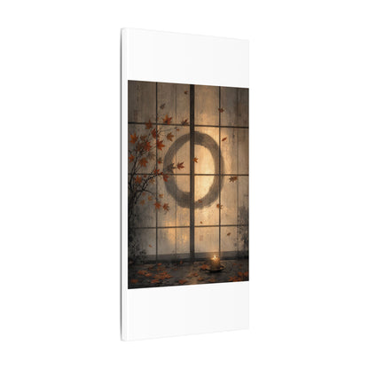Shoji Screen Texture Canvas Art | Earthy Japandi Art