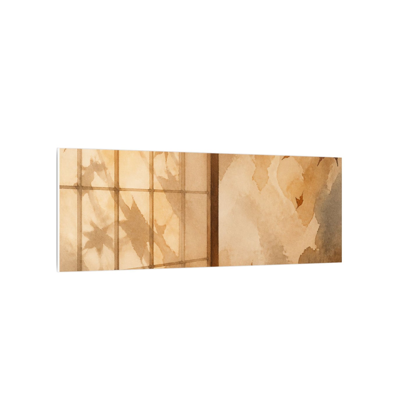 Candlelight Shoji Screen Canvas Art - Japandi Ma