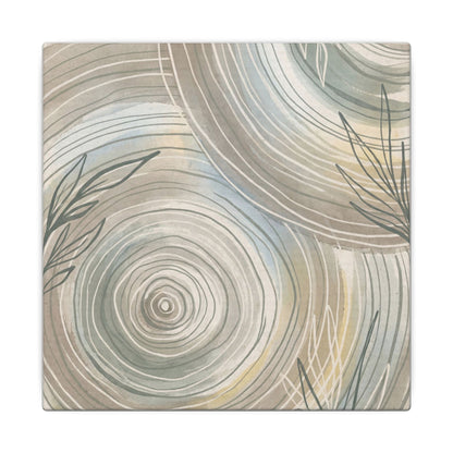 Kanso Water Ripple Canvas Art - Japandi Minimal Line