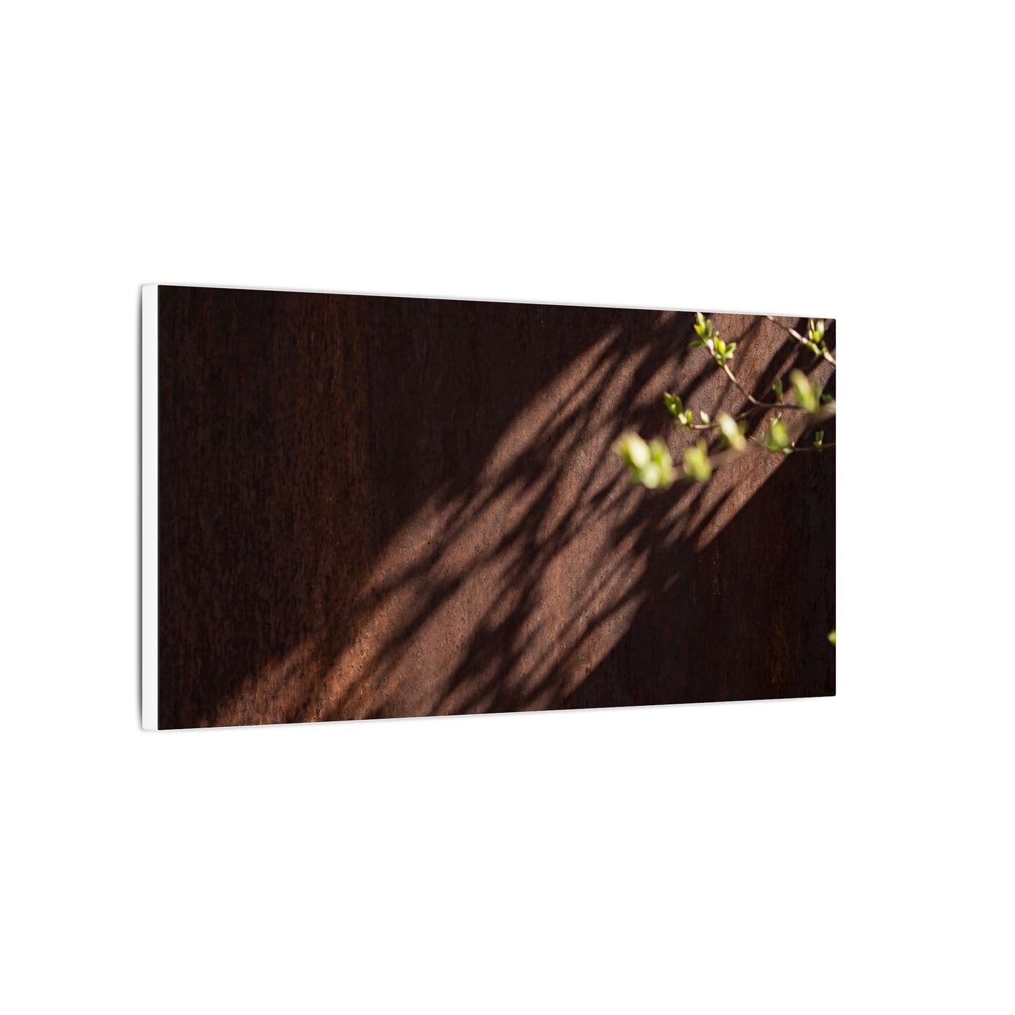 Rust Patina Moody Minimal Canvas Art | Sophisticated Dark Japandi Art