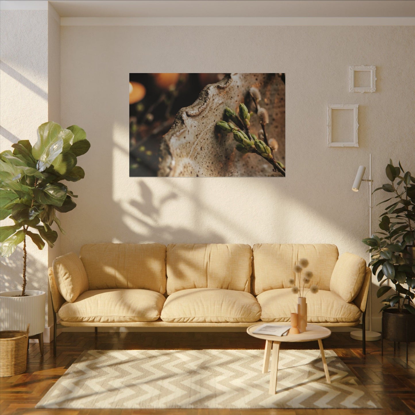 Overcast Ceramic Bowl Canvas Art - Japandi Ma