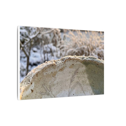 Ceramic Bowl Canvas Art | Winter Japandi Minimal Line Art