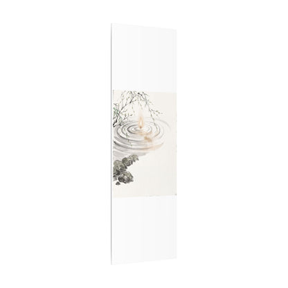 Water Ripple Sumi E Canvas Art | Tranquil Zen Art