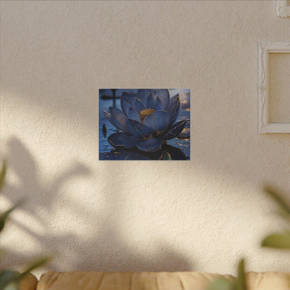 Kintsugi Lotus Flower in Dawn | Broken Beauty Canvas Art