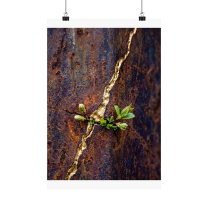 Overcast Rust Patina Wall Art Print - Kintsugi Datsuzoku