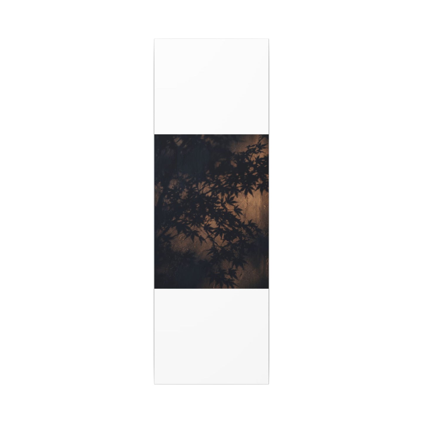 Shadow Play Autumn Canvas Art | Dark Japandi Atmospheric Design