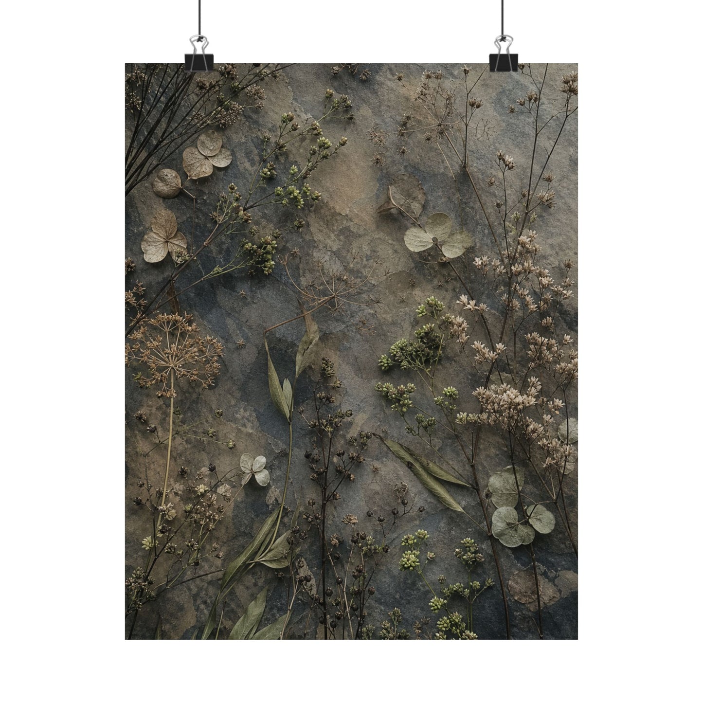 Dawn Dried Flowers Wall Art Print - Japandi Fukinsei