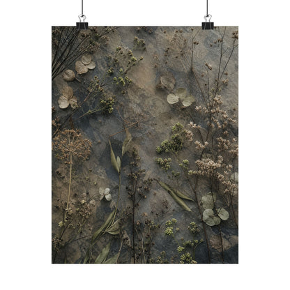 Dawn Dried Flowers Wall Art Print - Japandi Fukinsei