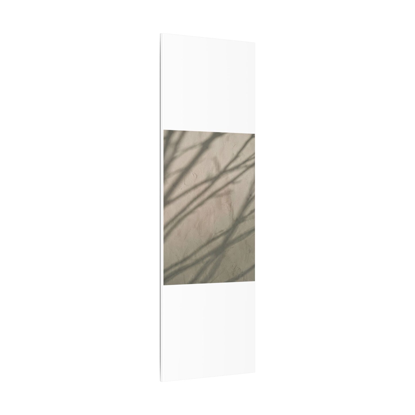 Shadow Play Japanese Pattern Canvas Art | Warm Japandi Art