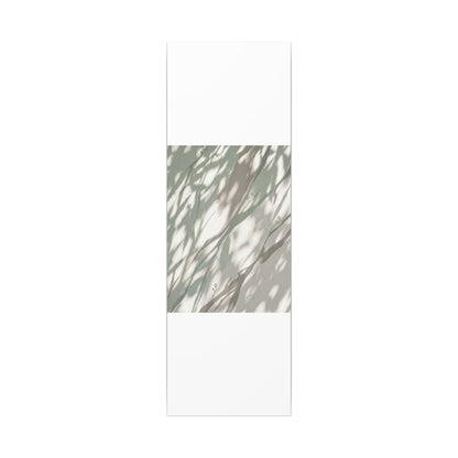 Japandi Shadow Play in Dappled | Japanese Pattern Canvas Art