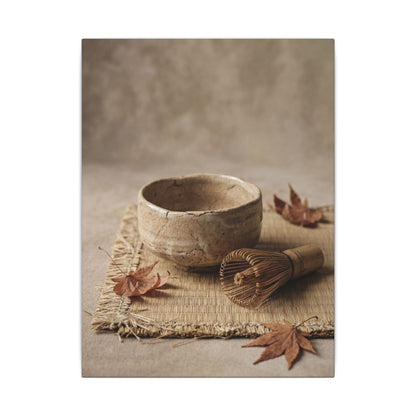 Ma Tea Ceremony Canvas Art - Japandi Texture