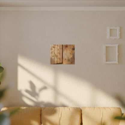 Candlelight Shoji Screen Canvas Art - Japandi Ma