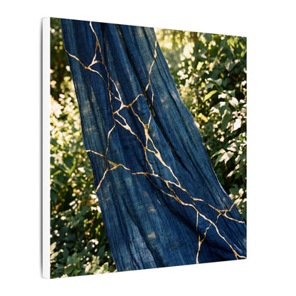 Resilient Silk Drape Canvas Art - Gold Repair Kintsugi
