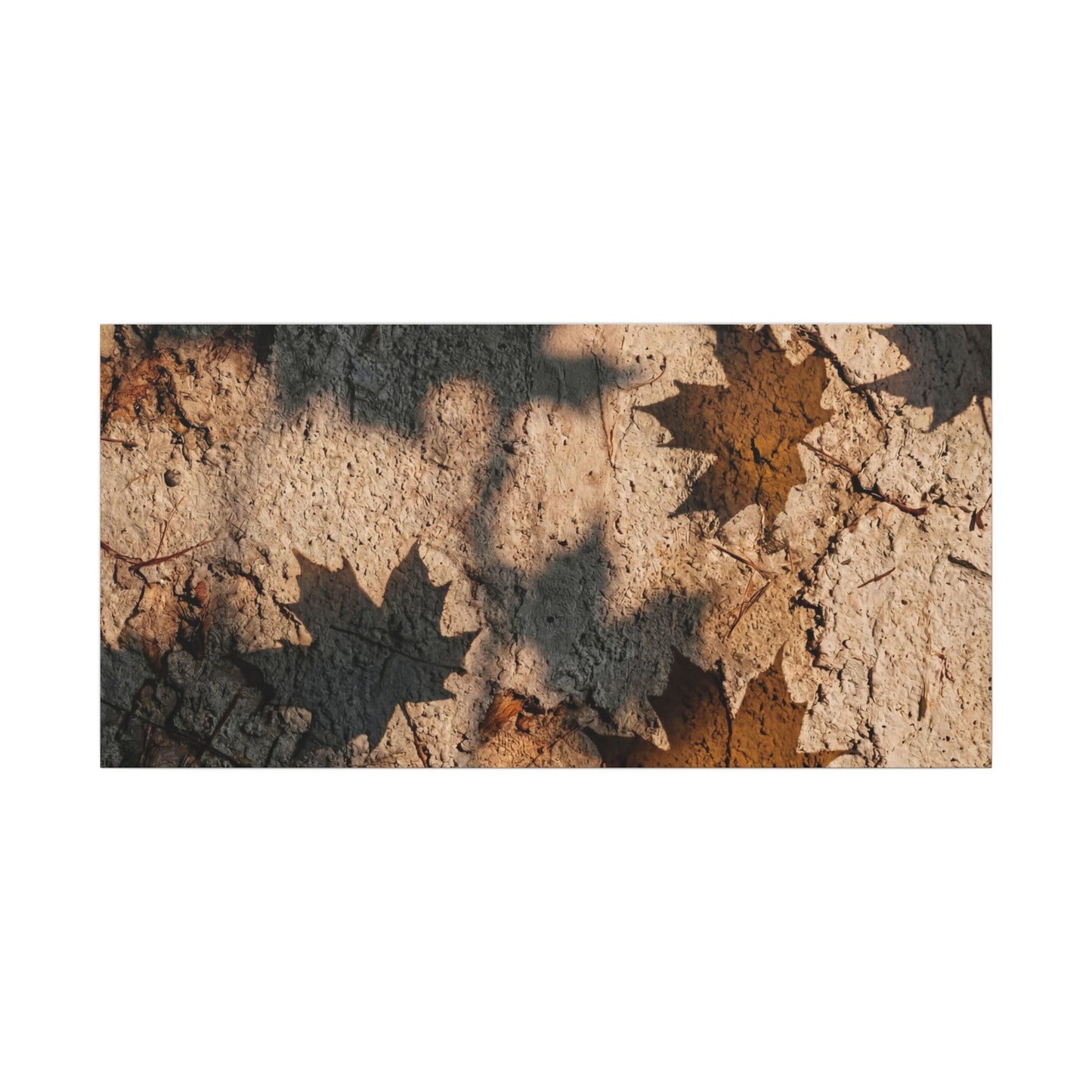 Cozy Shadow Play Canvas Art - Texture Japandi