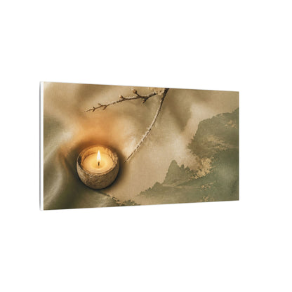 Silk Drape Japanese Pattern Canvas Art | Warm Japandi Art