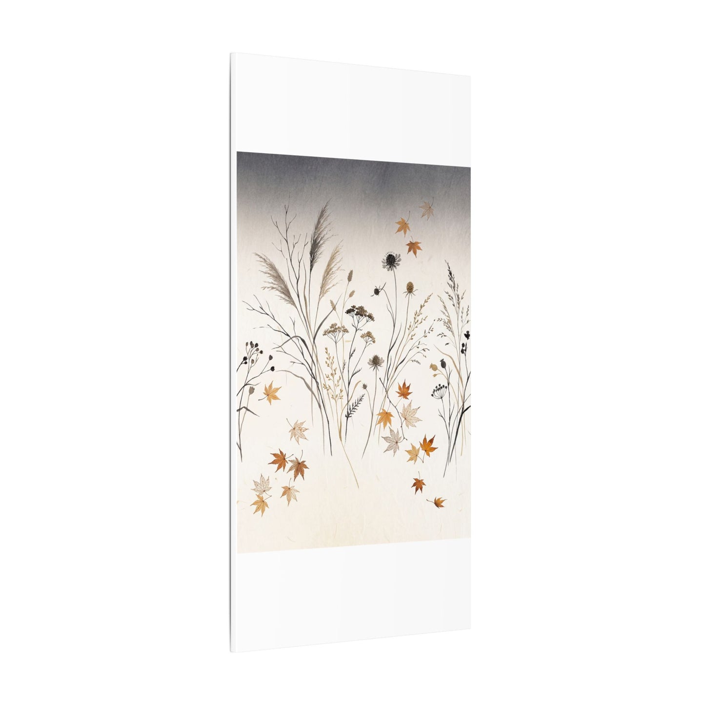 Dawn Dried Flowers Canvas Art - Japandi Kanso