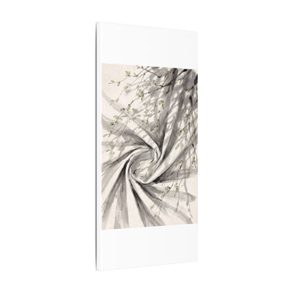 Silk Drape Spring Canvas Art | Zen Contemplative Design