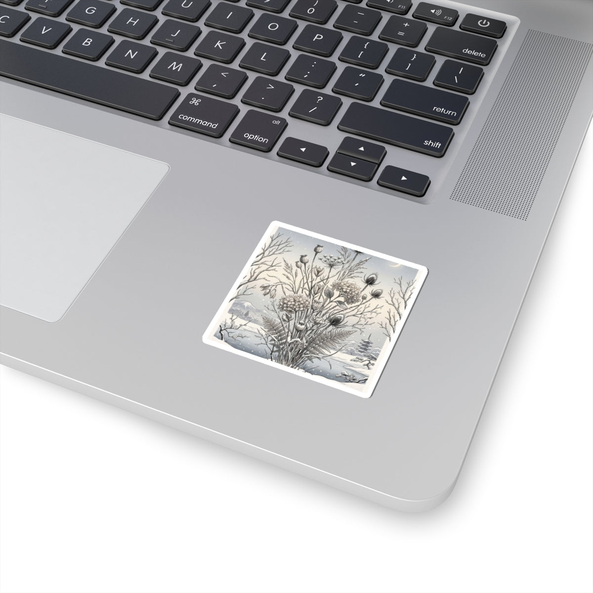 Seijaku Dried Flowers Sticker - Zen Ukiyo E Inspired