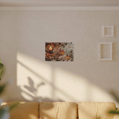 Candlelight Dried Flowers Canvas Art - Japandi Seijaku