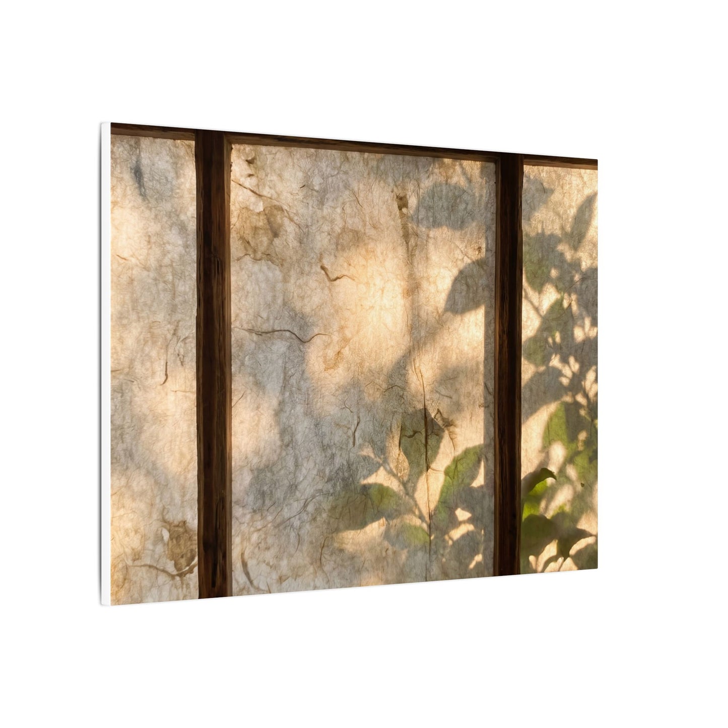 Golden Hour Shoji Screen Canvas Art - Japandi Mono No Aware