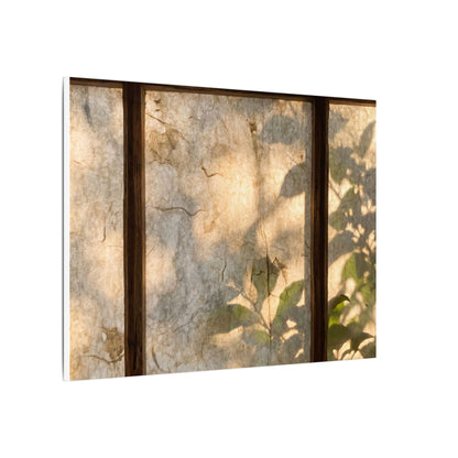 Golden Hour Shoji Screen Canvas Art - Japandi Mono No Aware