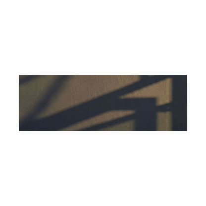 Sophisticated Shadow Play Canvas Art - Moody Minimal Dark Japandi