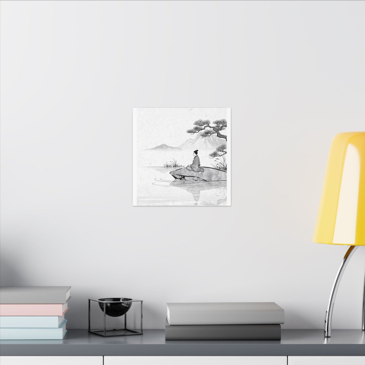 Meditation Harmonious Zen Ukiyo-e Canvas Art
