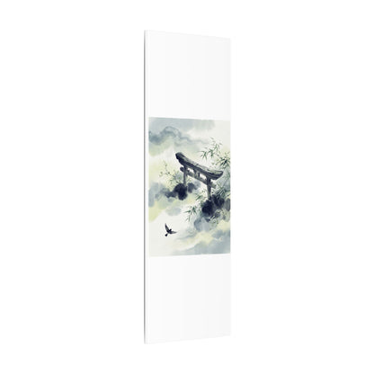 Torii Gate Sumi E Canvas Art | Serene Zen Art