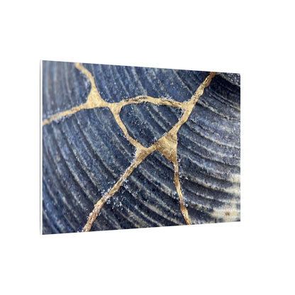 Shibui Water Ripple Canvas Art - Kintsugi Gold Repair