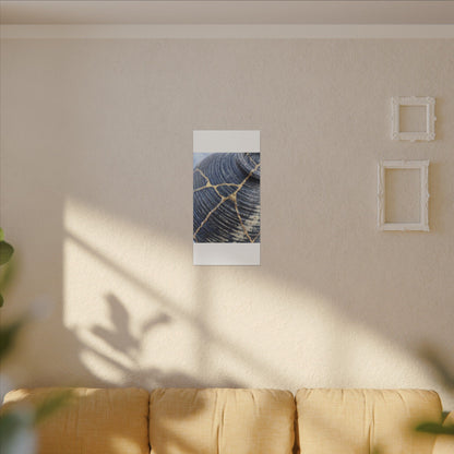 Shibui Water Ripple Canvas Art - Kintsugi Gold Repair
