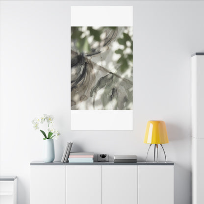 Spring Paper Fold Watercolor Canvas Art | Warm Decor